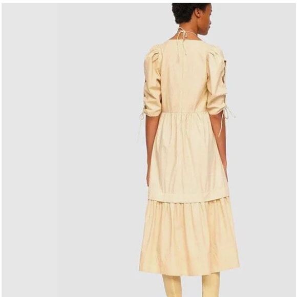 Sea Butter Yellow Midi Dress - cotton XL - Picture 2 of 5